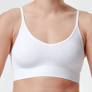 NWT - SPANX Laidback Layers Seamless Bralette - Size Large - White